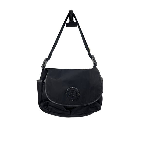 Tory Burch Handbags - Tory Burch Billy Nylon Messenger Diaper Baby Bag Black Crossbody Adjustable